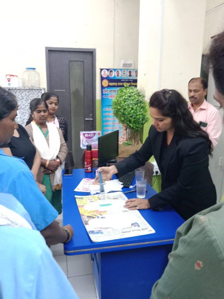 Sanitary Pad Education Seminar at Tejaswini Samajik Sanstha